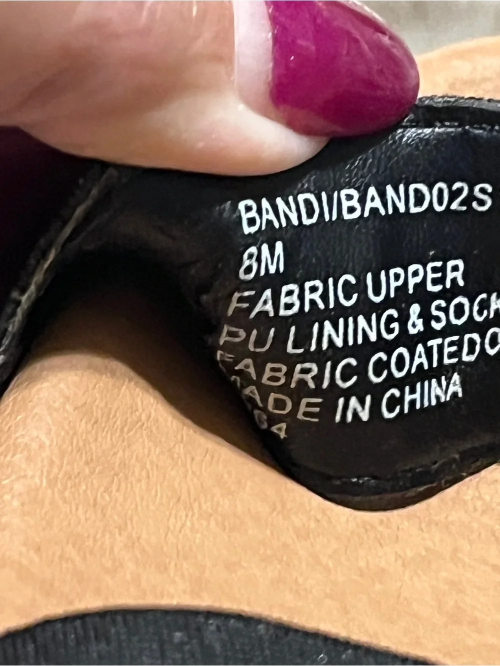 Black Elastic Strap Cork Platform Sandals - Women. Steve Madden.8